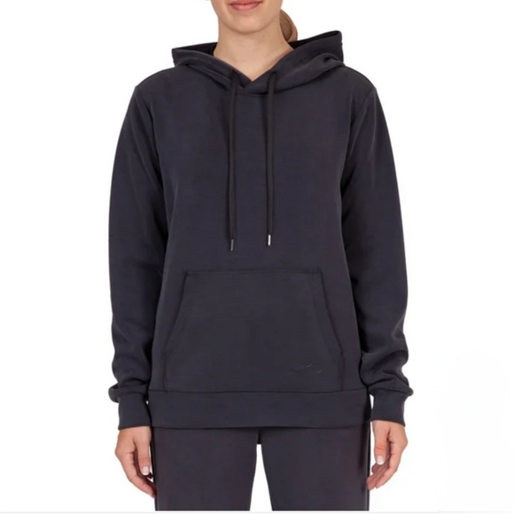 Lazy Pants Brushed Sueded Hoodie Grey Small Cozy Sweatshirt Casual - Picture 1 of 16